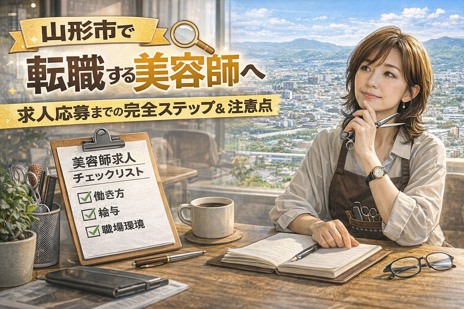 山形市で転職する美容師へ｜求人応募までの完全ステップ＆注意点