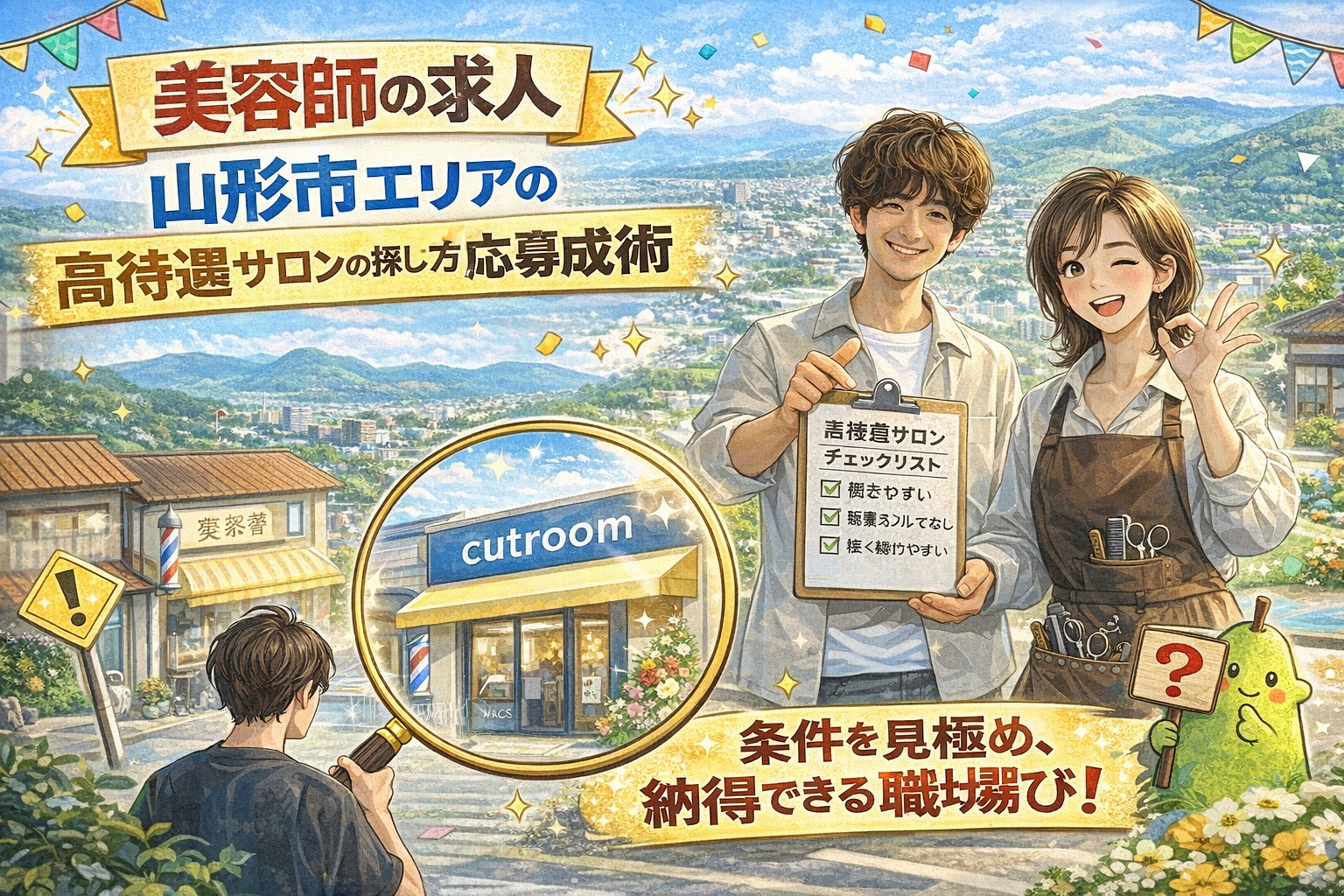 美容師の求人｜山形市エリアの高待遇サロンの探し方と応募成功術